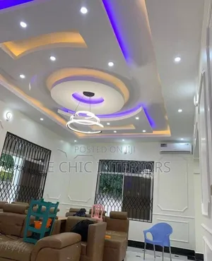 Gypsum Ceiling and Lights Installation