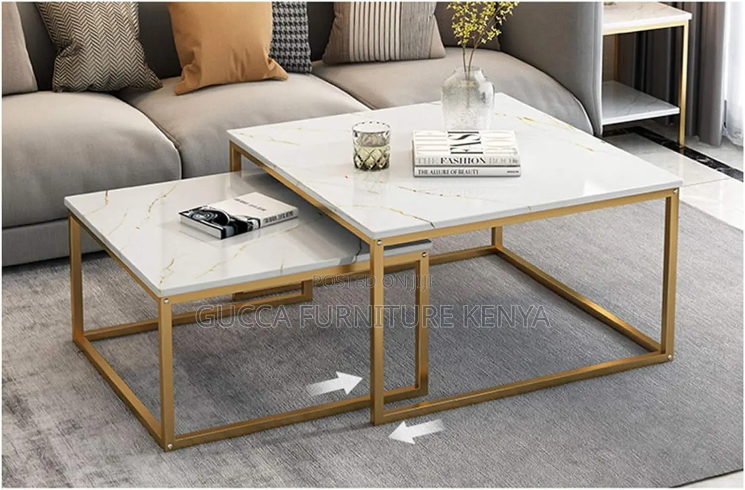 Priti Coffee Table Modern Nesting Coffee Tables Set