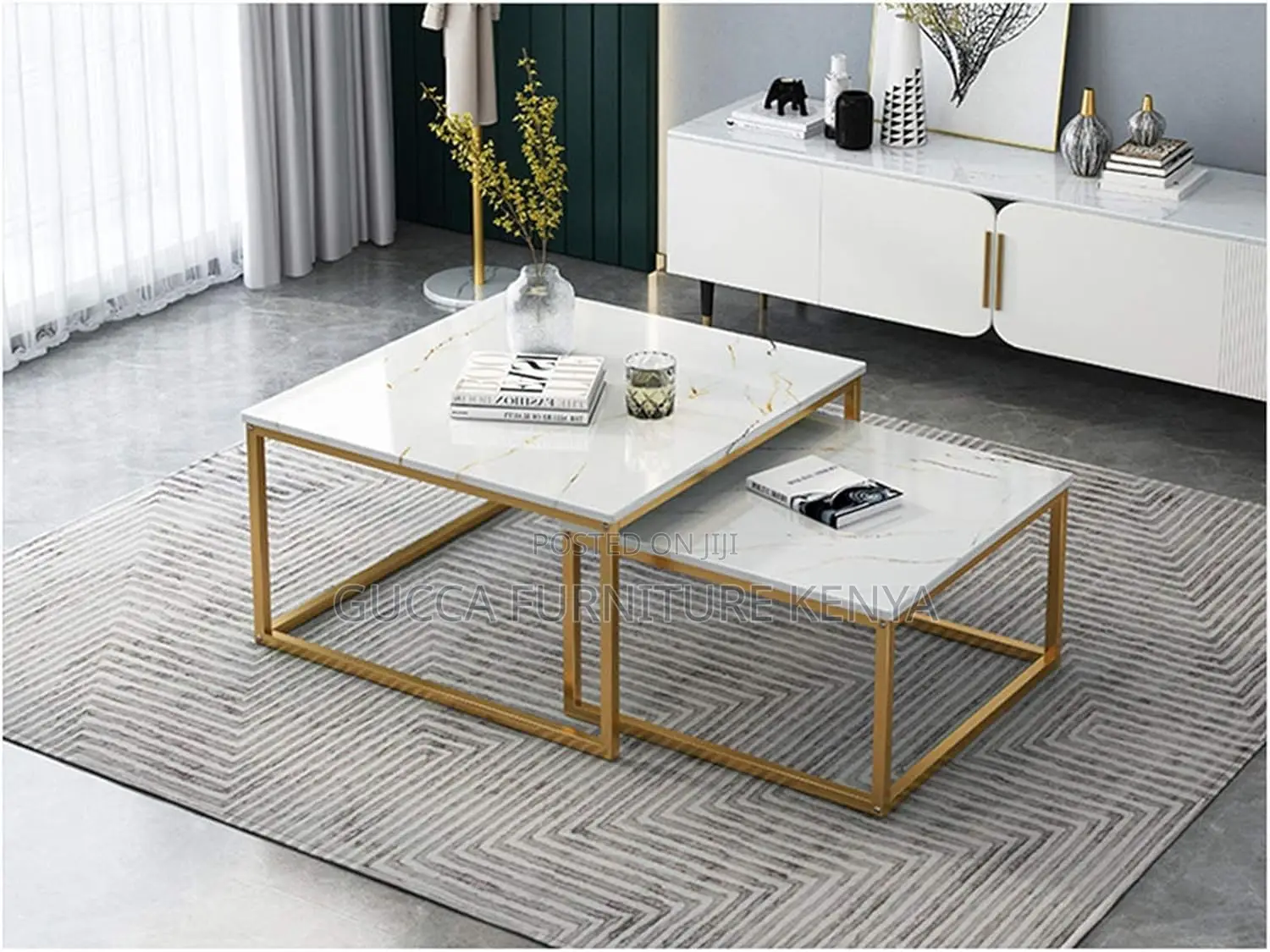 Priti Coffee Table Modern Nesting Coffee Tables Set