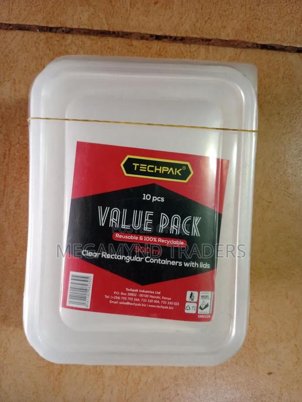 Square Disposable Container/10pc Food Containers - thumbnail 2