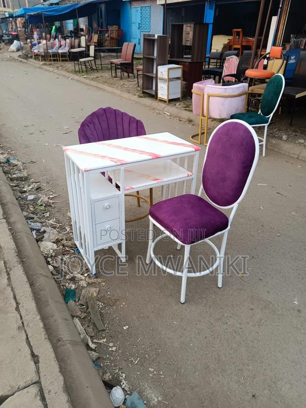 Manicure Set, White and Purple - main view