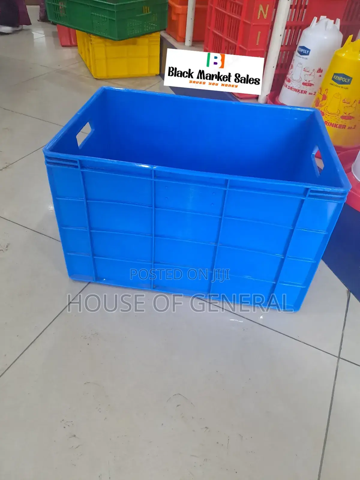 Full Closed Plastic Crates Available