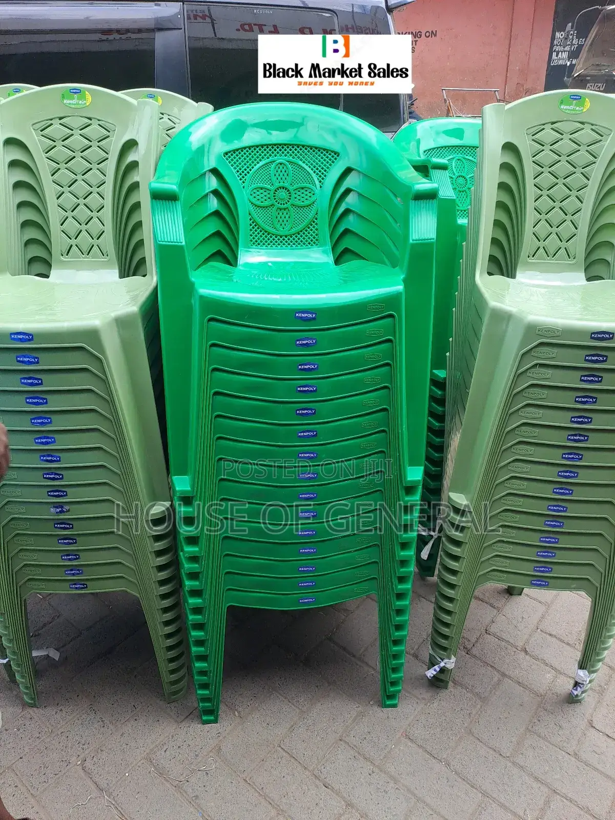Armless Plastic Chair