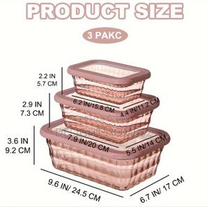 3in1 Acrylic Storage Containers - thumbnail 2