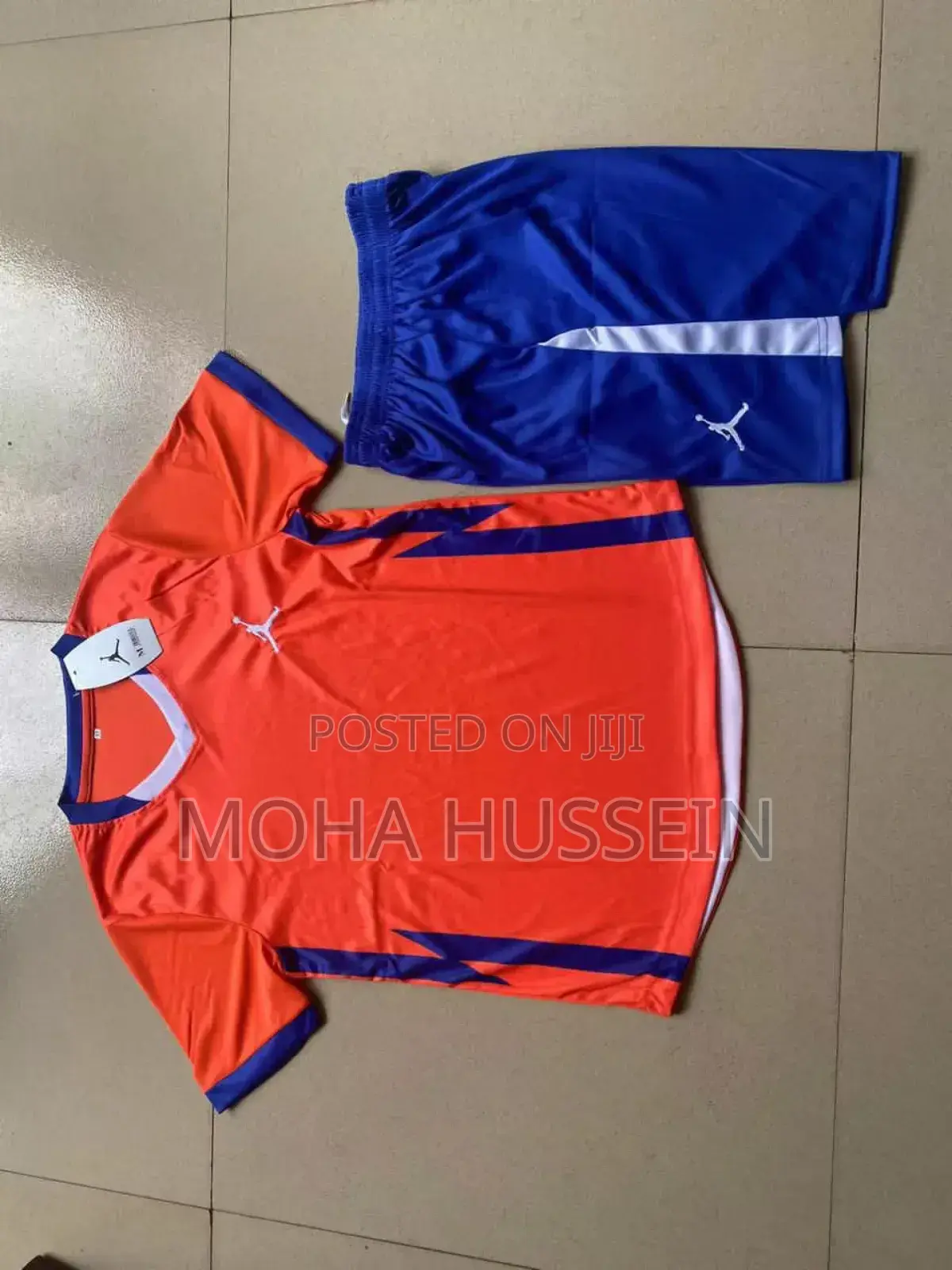 Orange Puma Uniforms Jerseys