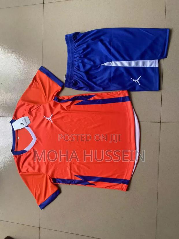 Orange Puma Uniforms Jerseys - main view