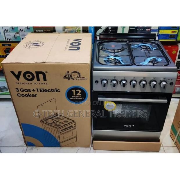 3gas+1hot Plate 58cm*58cm Von Cooker