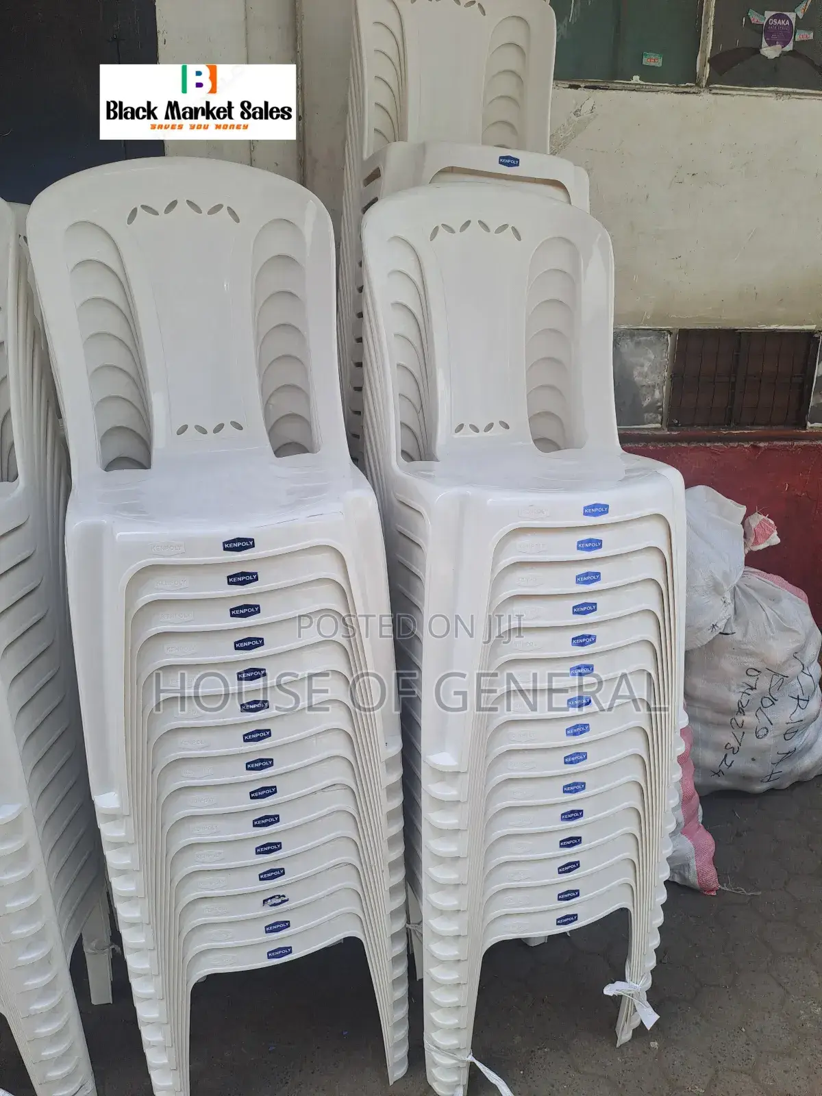 Plastic Chair Strongest Kenpoly Armless Plastic Chair