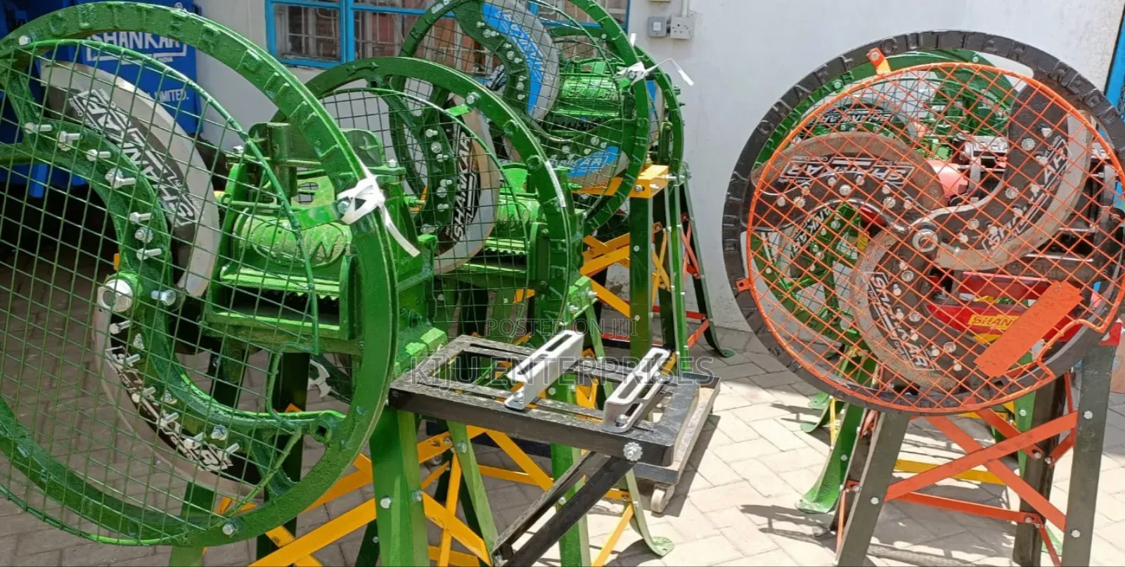 3 Blades Chuff Cutter Machine