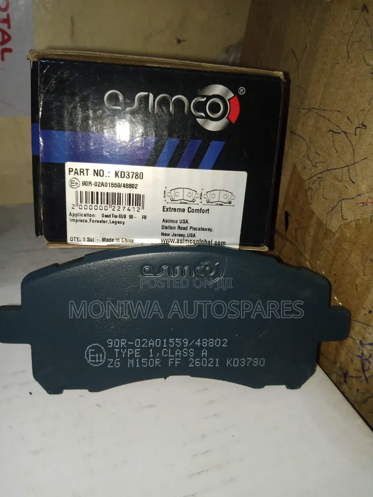 Brake Pads Subaru Forester Front