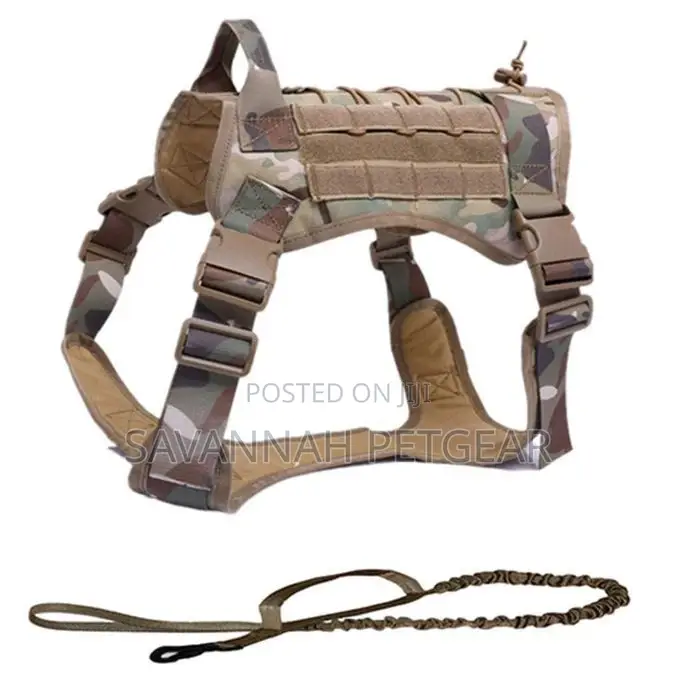 Dog Harness Service Dogs Padded Pet Vest for Training- Large
