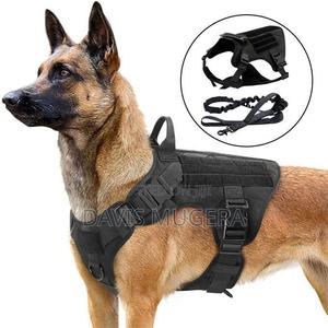 No-Pull Harness With Leash Clips Dog Vest - Black Color - L - thumbnail 2
