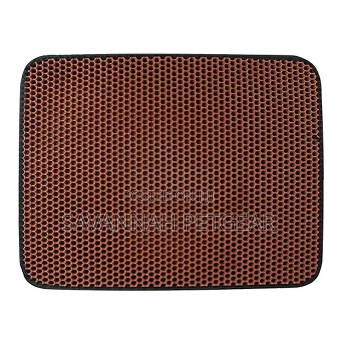 Honeycomb Cat Litter Mat Double Layer Cat Litter Pad(40*50cm