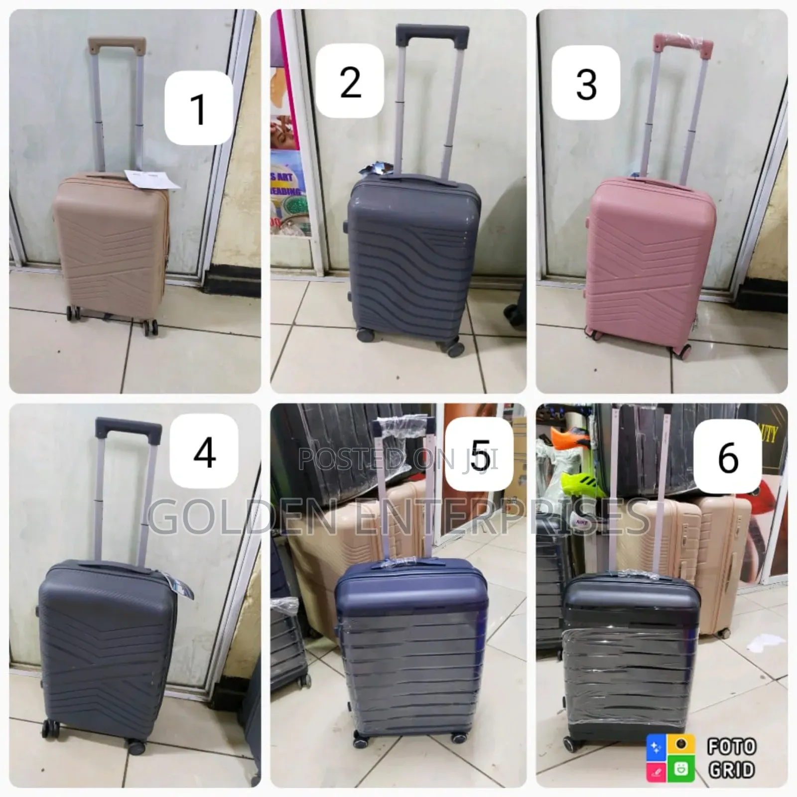 Unbreakable Rubber Suitcase PP SMALL