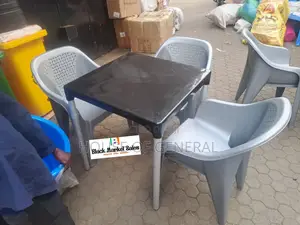 Set Off 3 Plastic Chair and 1 Table Available