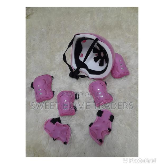 Skating Helmet and Guards - main view