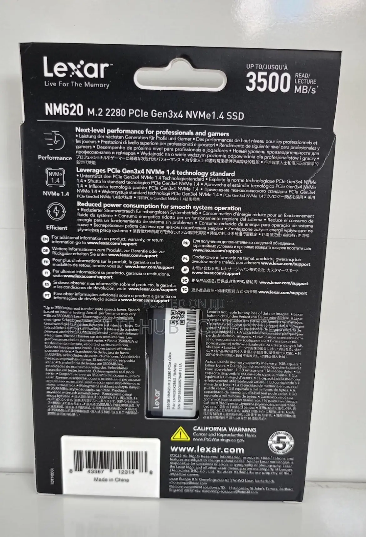 Lexar 256gb Nvme