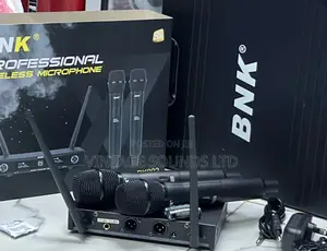BNK BK902 UHF Dual Channel Wireless Microphone System Pair