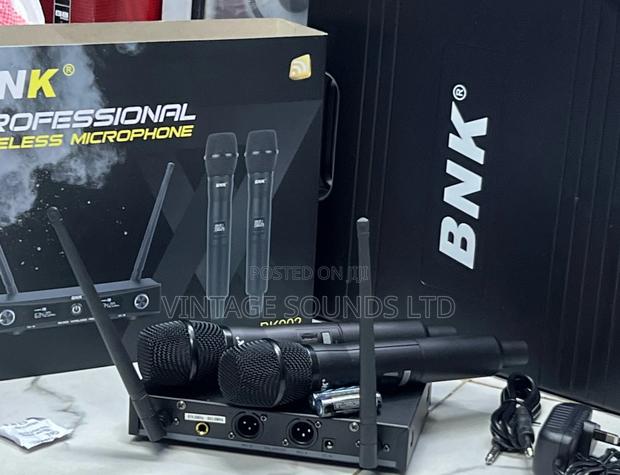 BNK BK902 UHF Dual Channel Wireless Microphone System Pair - thumbnail 2