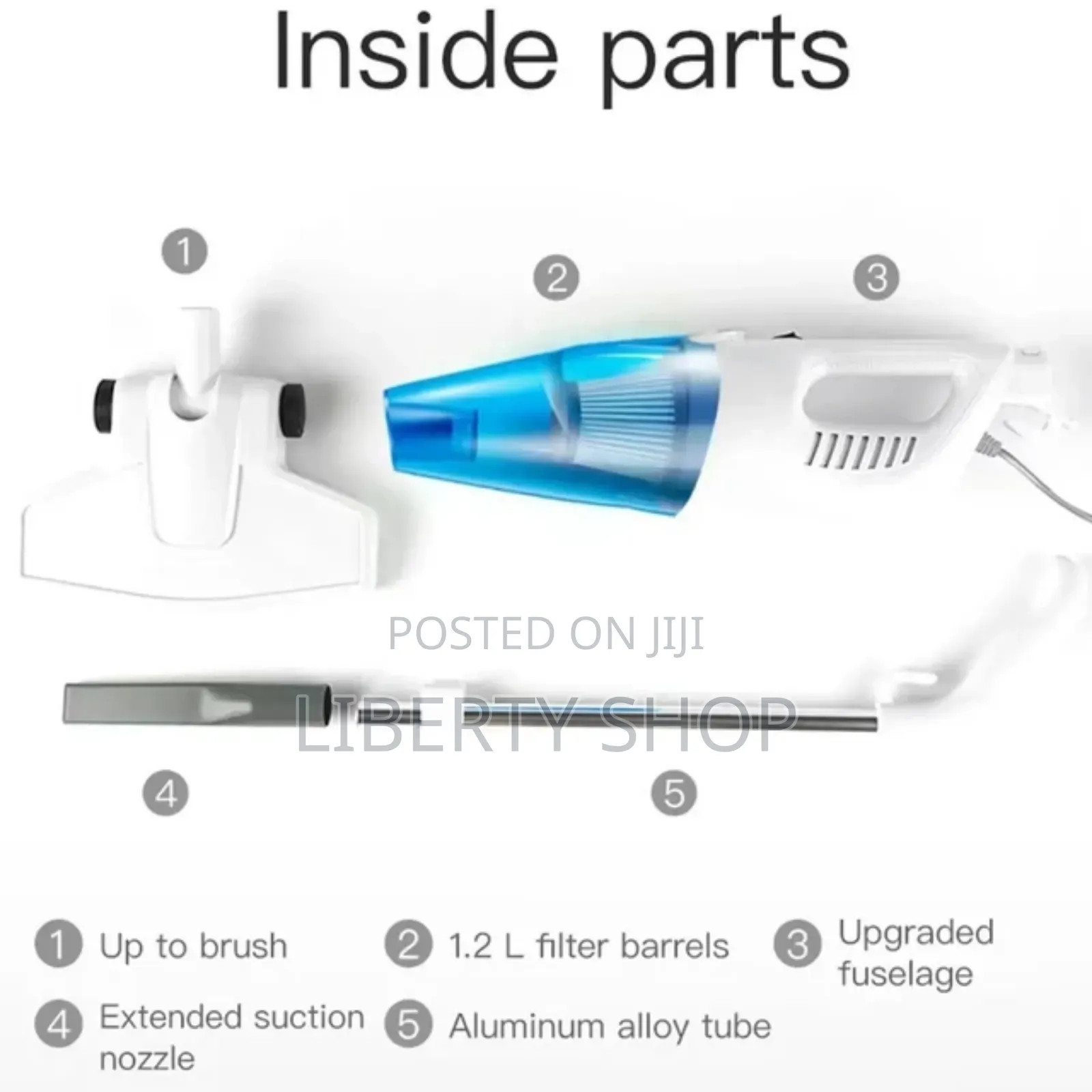 2 in 1 Handheld Vacuum Cleaner