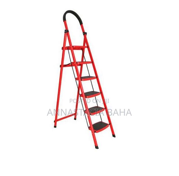 Strong 6 Step Folding Ladder - main view