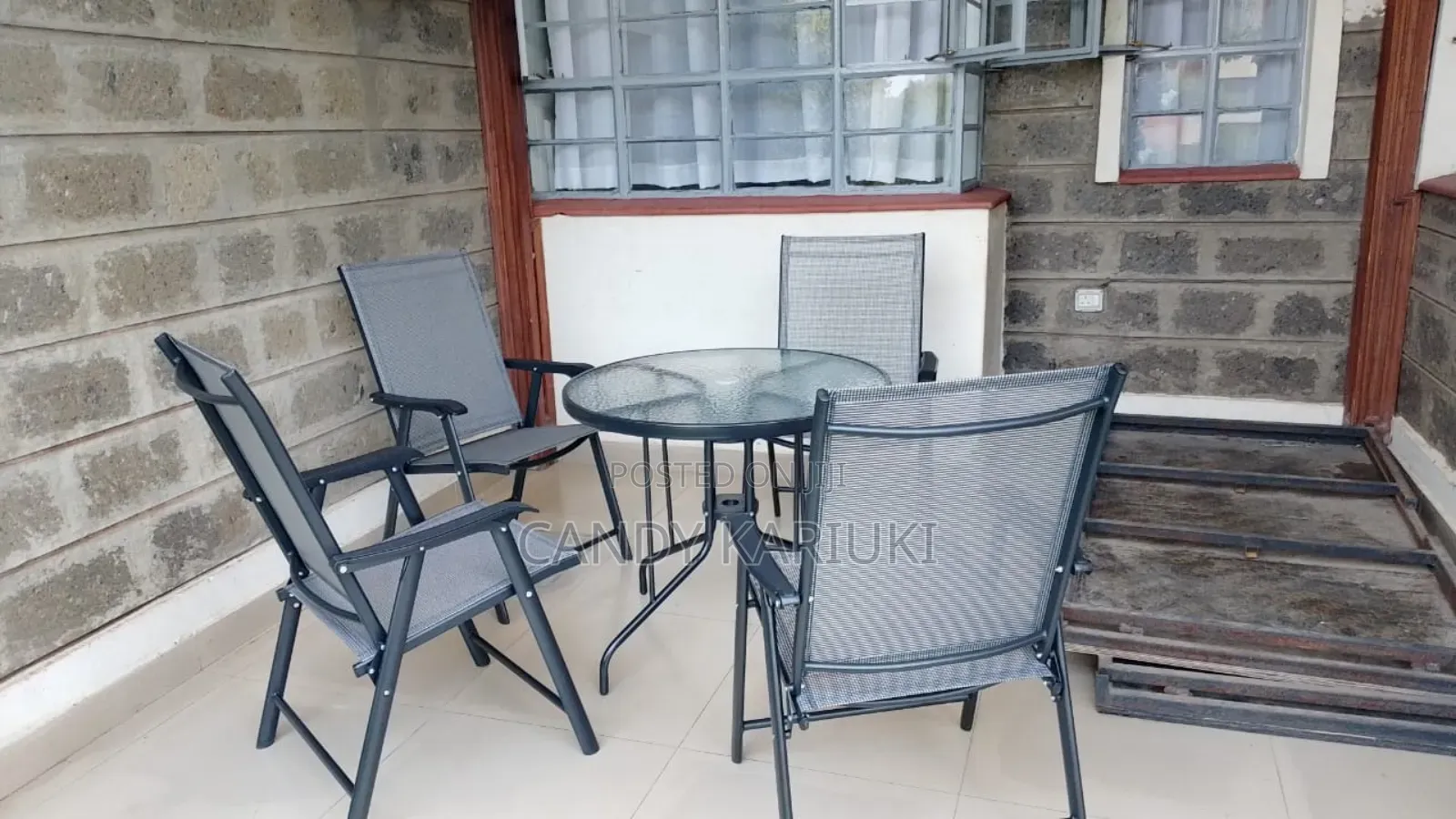 Spacious 4 Seater Balcony Set