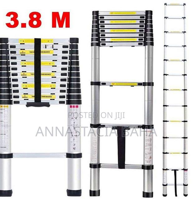 Heavy Duty3.8m Aluminium Telescoping Ladder - main view
