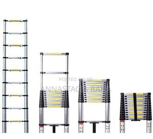 5M Portable Heavy Duty a Frame Telescopic Step Ladder - thumbnail 2