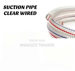 Premier 3 Inch 12M Suction Pipe Clear Wired