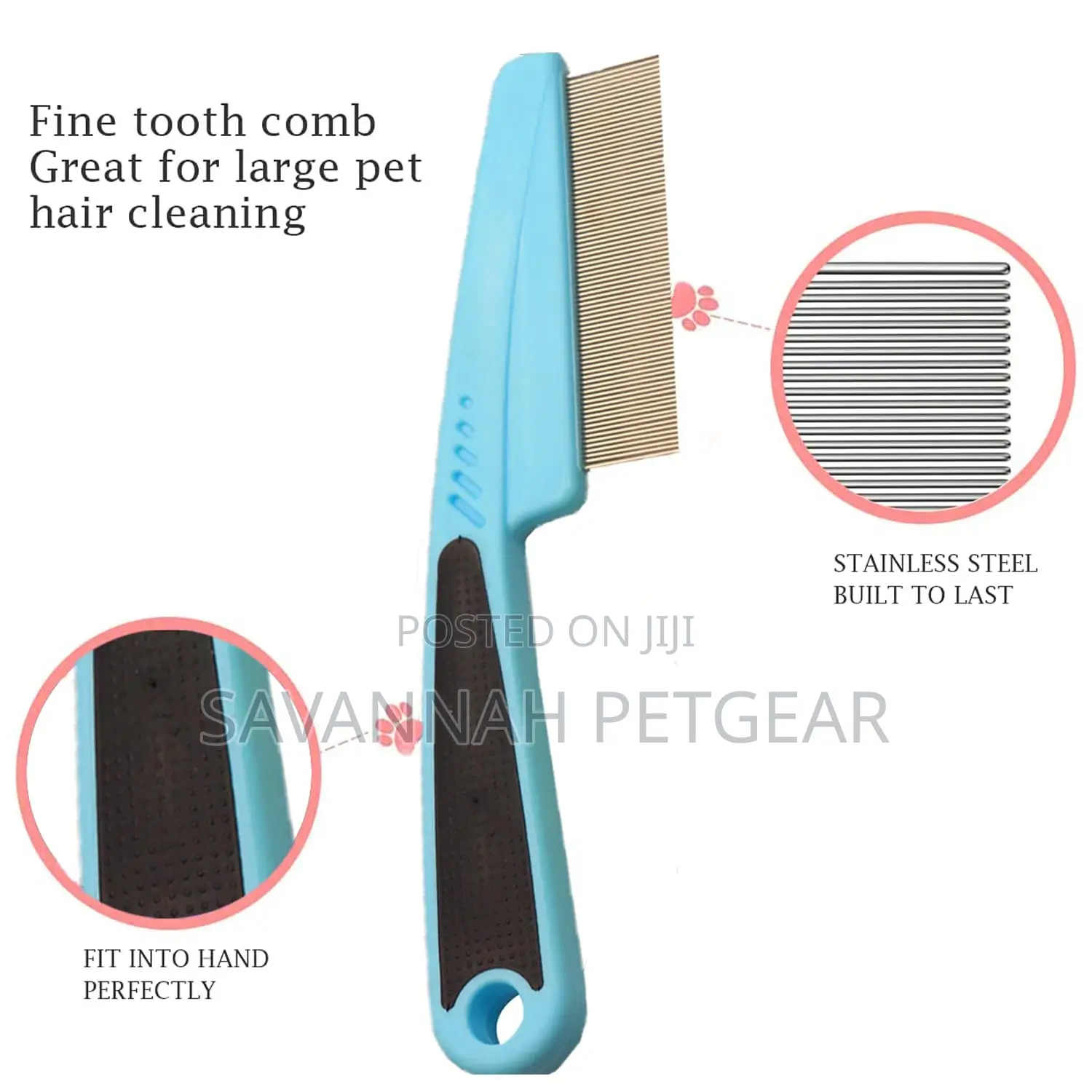 Pet Grooming Flea Lice Comb for Dog and Cat Grooming