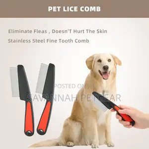 Pet Dandruff, Flea, Nit Comb, Multifunction Stainless Steel