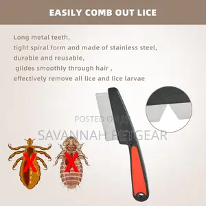 Pet Dandruff, Flea, Nit Comb, Multifunction Stainless Steel