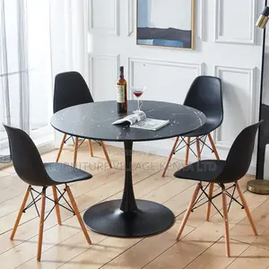 Modern Round Dining Table, Tulip Table for 4-6 Persons