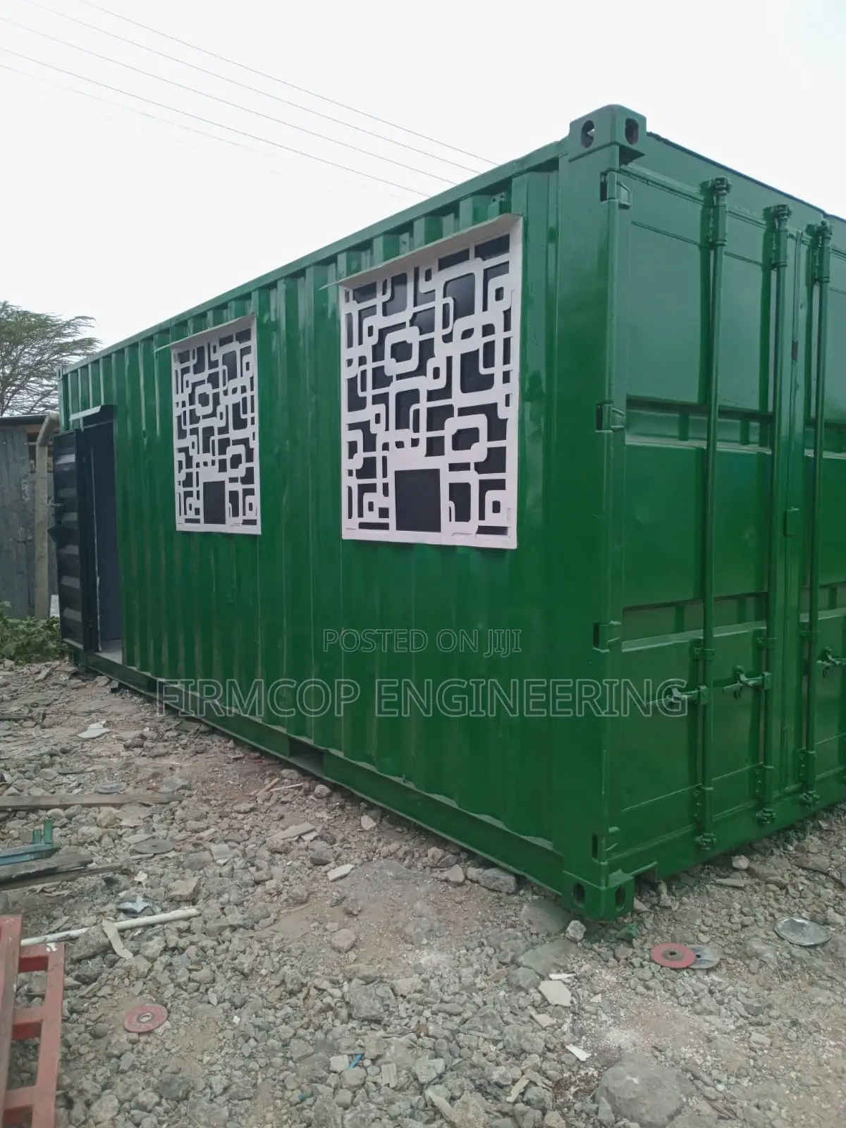 Container Shops With CNC Grill