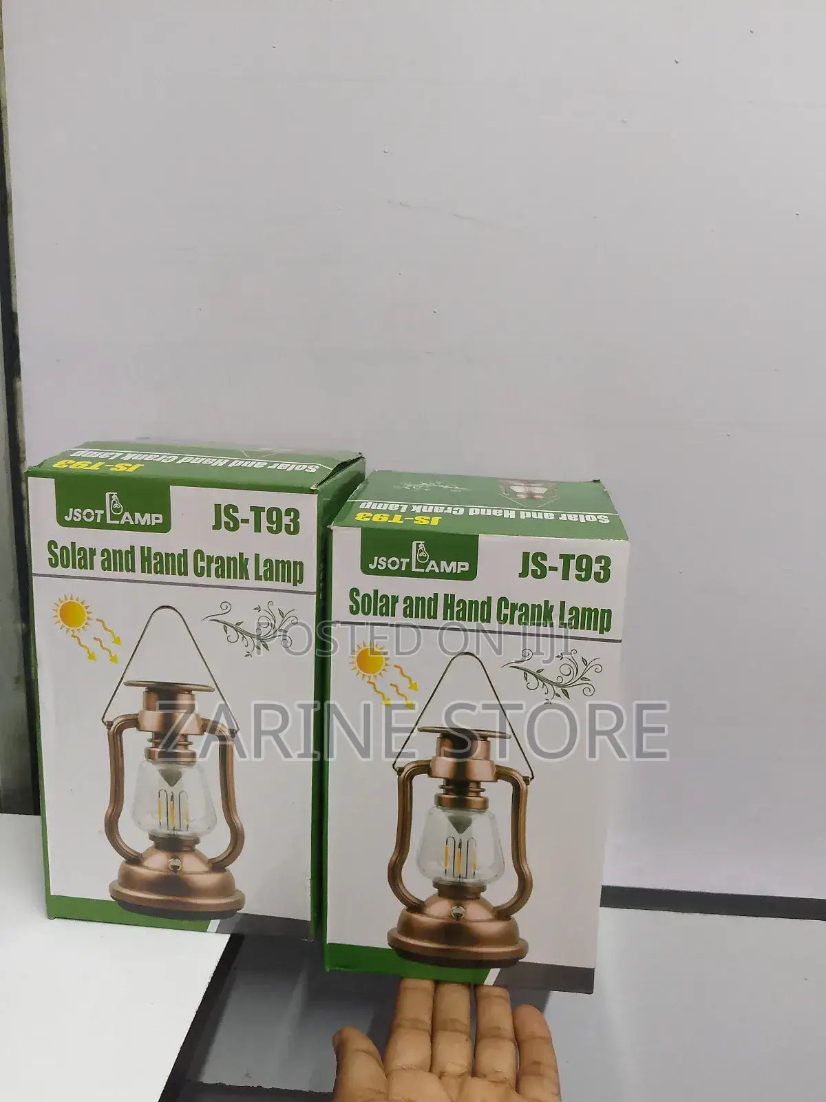 Solar Hand Crank Lamp Js-T93