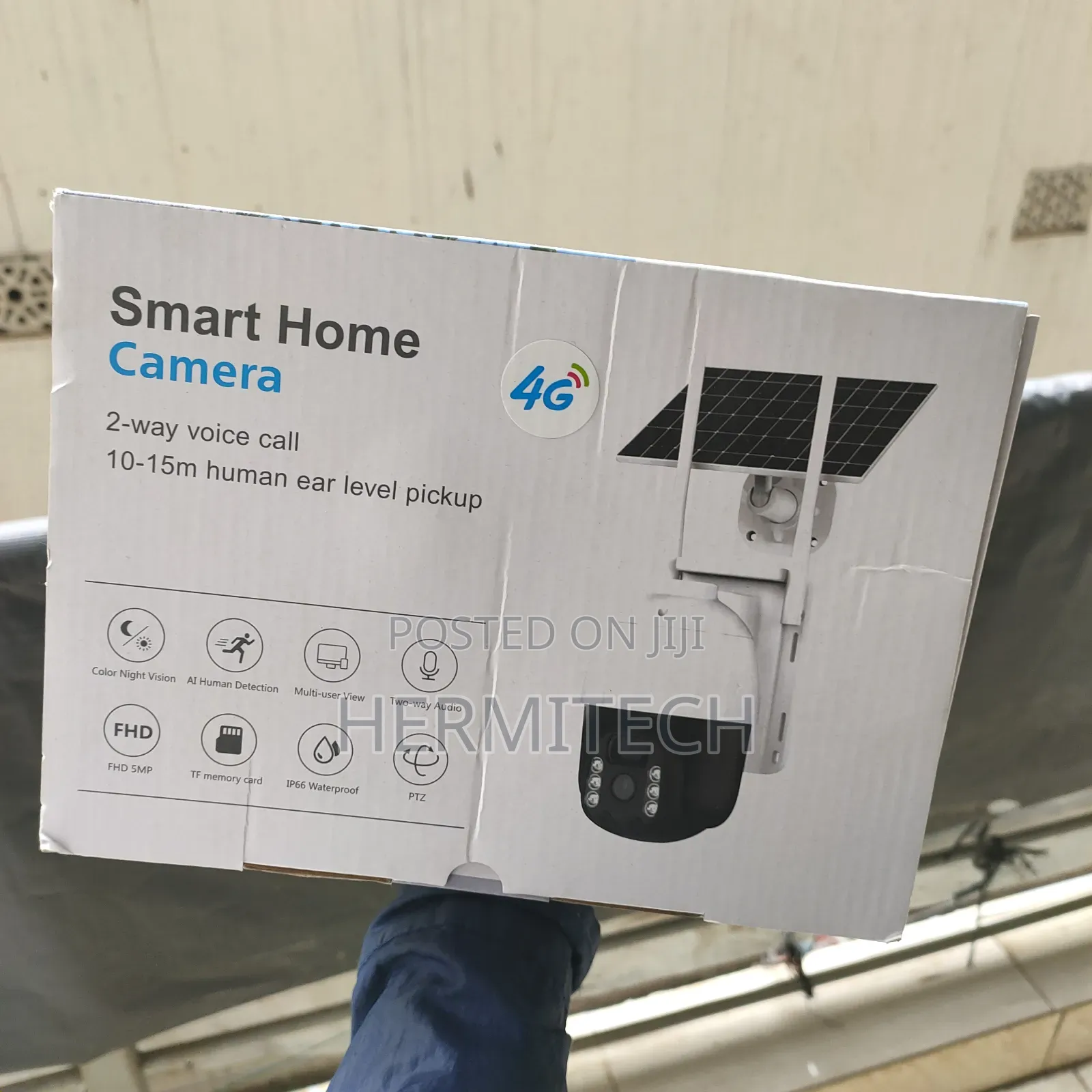 4g Solar PTZ Smart Home Camera