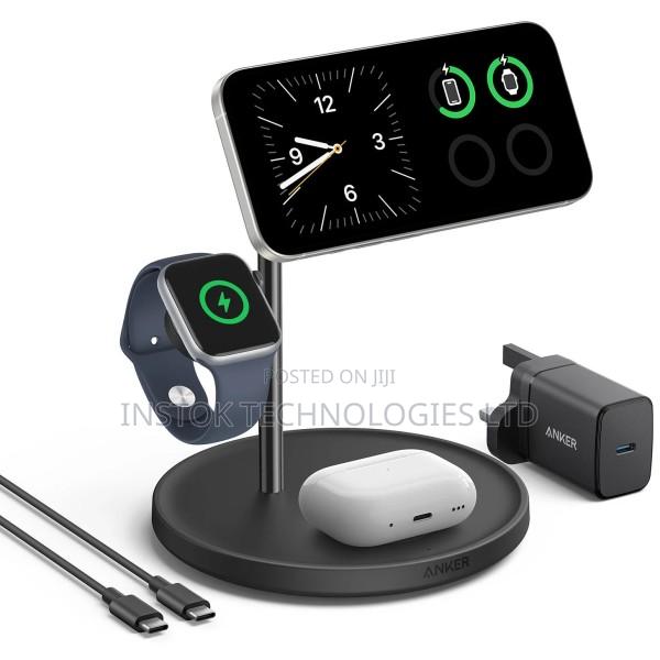 Anker 15W Maggo Wireless Charging Station (3-in-1 Stand) - thumbnail 2