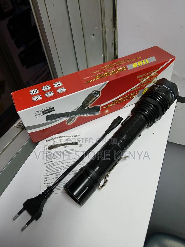 1108 Multifunctional Flashlight Torch High Power Security - thumbnail 3