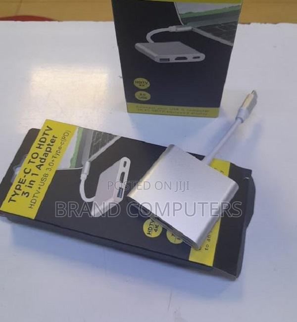 3 in 1 Type-C to HD HDMI USB 3.0 Hub USB-C Data Charging