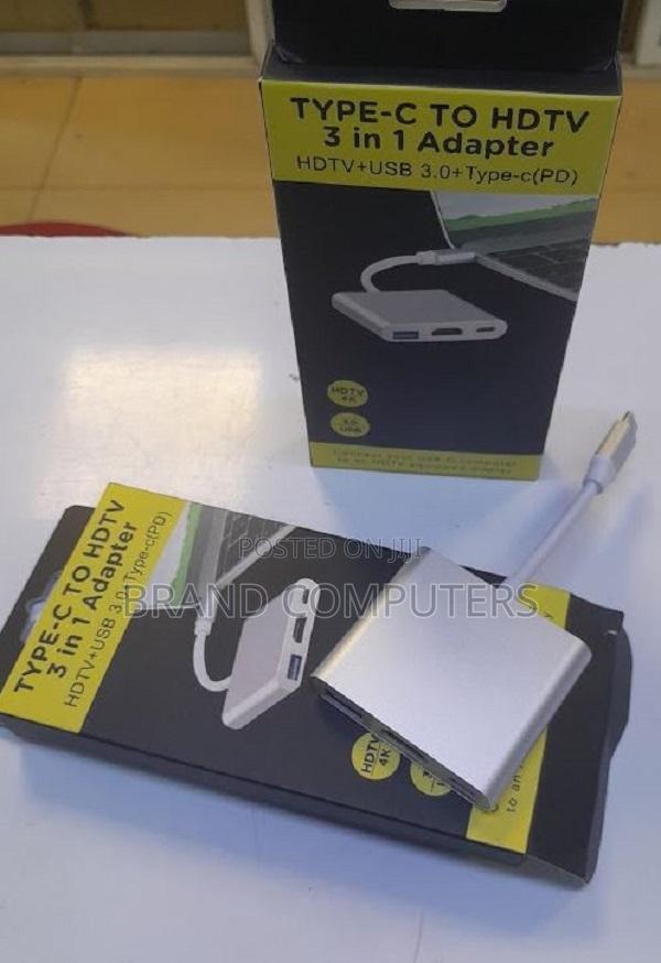 USB-C to HDMI 3 in 1 Cable Converter Mac NS Usb 3.1 Type C - main view