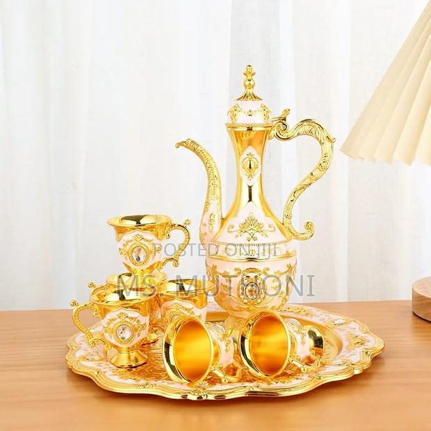 8pcs Elegant Luxury Arabic Coffee Set* - thumbnail 3