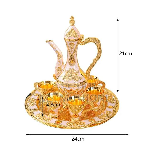 8pcs Elegant Luxury Arabic Coffee Set* - thumbnail 6