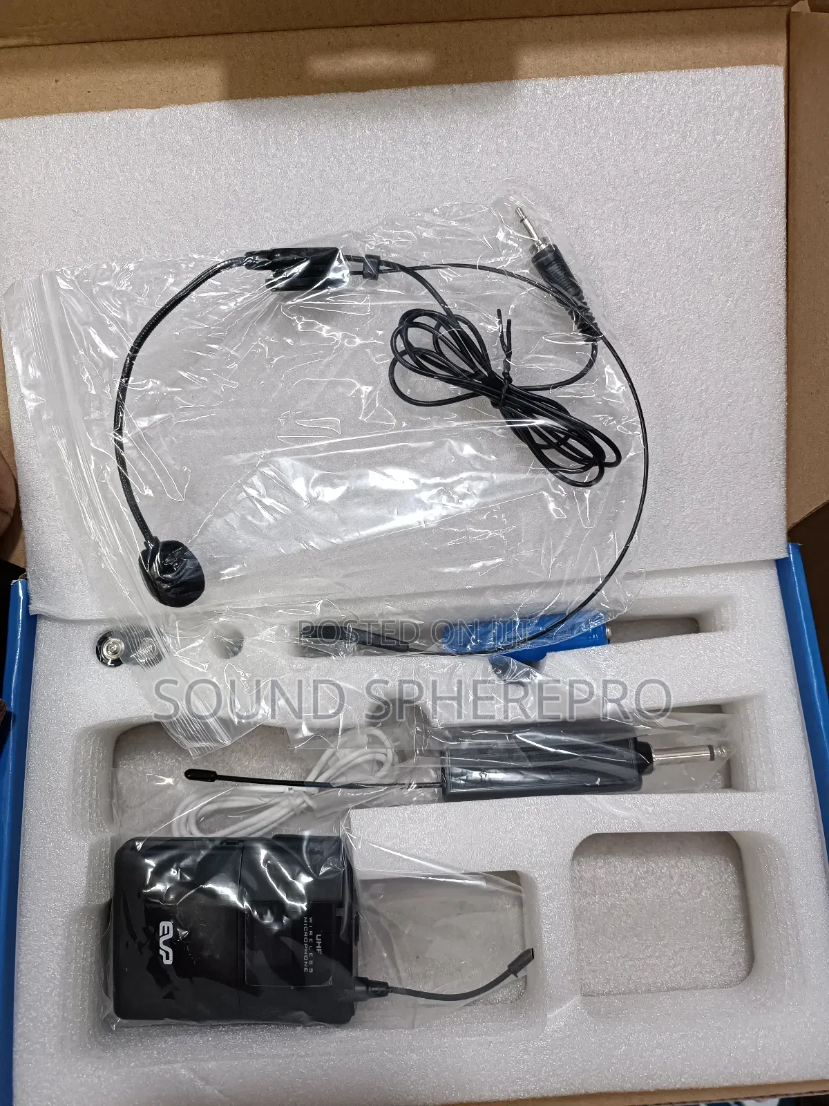 EVP U-381b Single Wireless Lapel Microphone