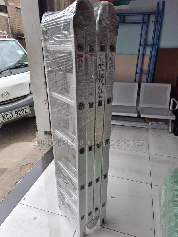 4by5 Aluminium Multi-Purpose Ladder 20ft - thumbnail 2