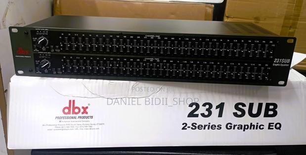 DBX Equalizer 2 Series Graphic EQ - main view