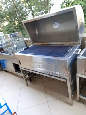 Stainless Steel Nyama Choma Grill With a Lid