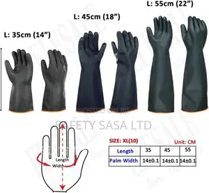 Multipurpose 14 Inch Rubber Glove