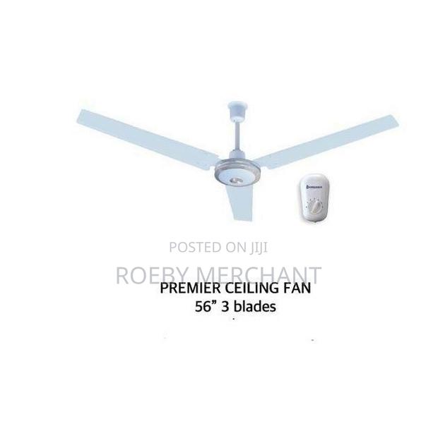 Premier High Quality 56 Inch Ceiling Fan With 3 Blades - main view