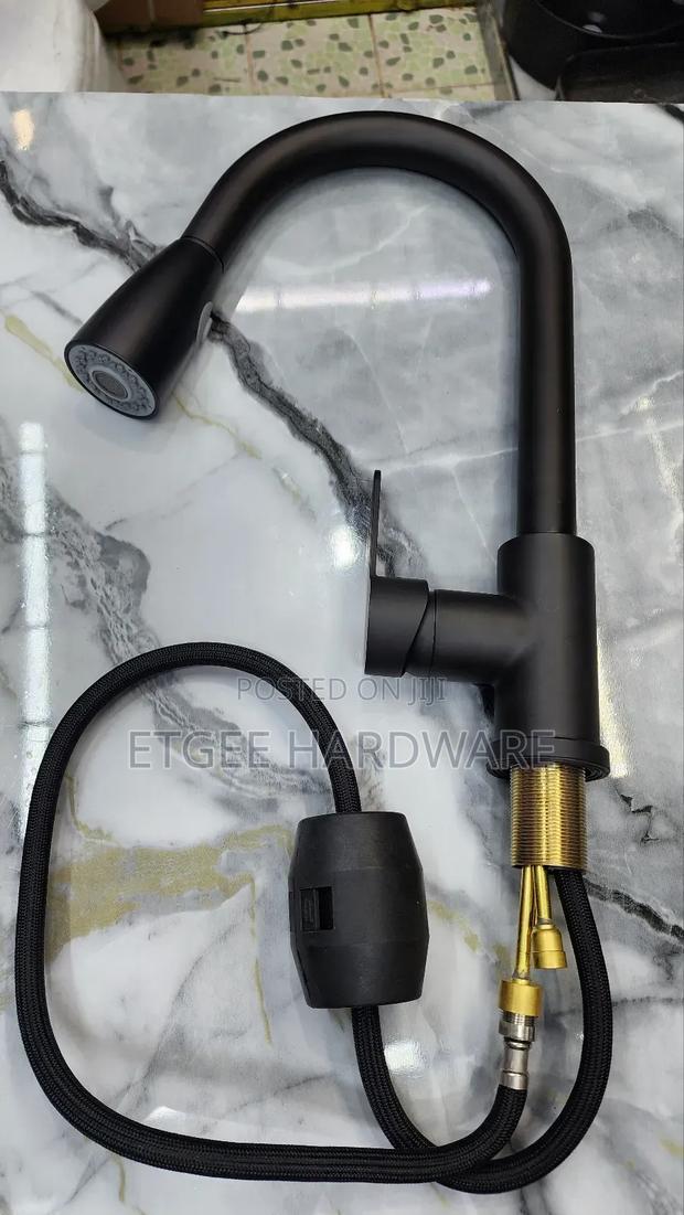 Pull Out Kitchen Mixer Black