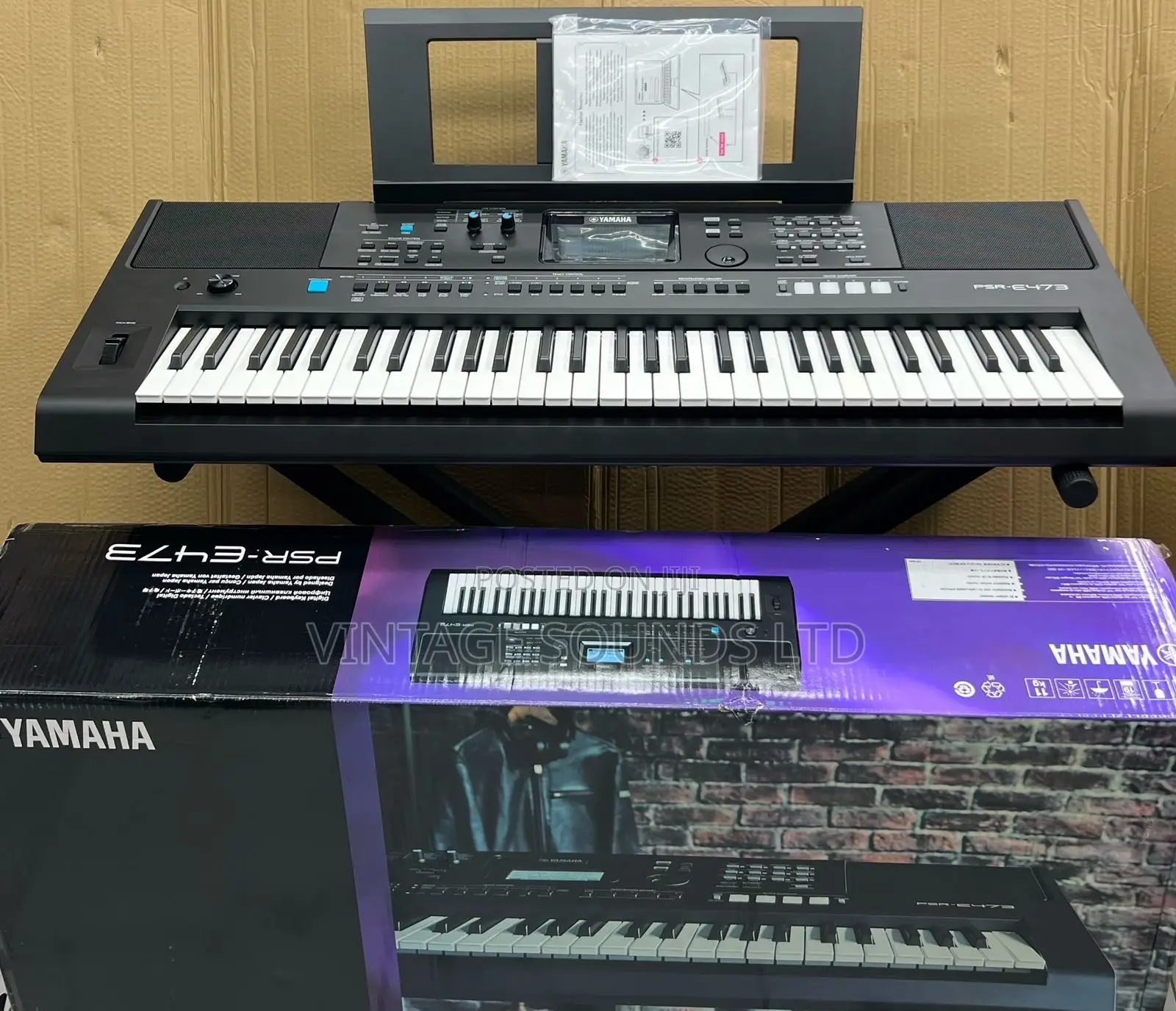 Keyboard Yamaha 473 61key Professional Keyboard